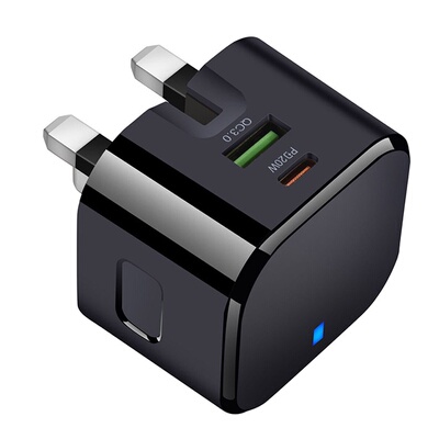 英标三脚快充插排USB+Type-C接口