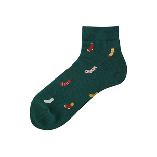 Tabio袜子男秋冬高弹透气原创潮袜日常个性白色男士袜子百搭男袜