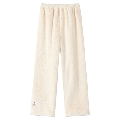 BE珊瑚绒睡裤冬女加厚暖新品松紧