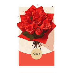 鲜花系列 | 玫瑰花红包封面情侣款红包封面动态红包封面2026新款