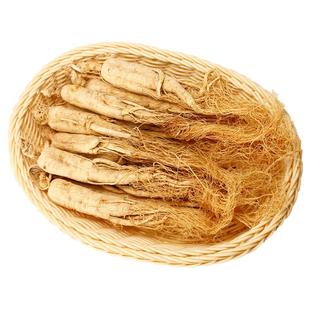 长白山人参干参生晒参东北特产干人参煲汤泡酒药材足龄老干参整枝