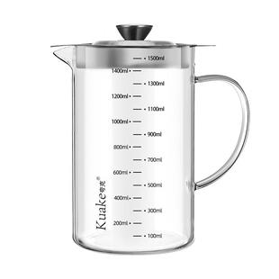 油壶防漏油罐过滤油渣壶油瓶家用厨房猪油罐漏油网壶玻璃滤油神器