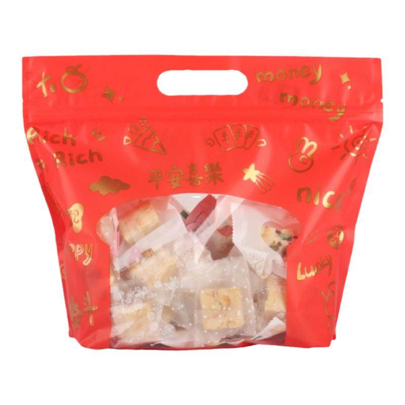 新款糖果袋喜糖喜饼包装袋糖雪花酥年货礼品糕点吐司红色喜庆包装