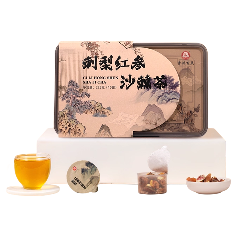百灵刺梨沙棘柠檬水果VC茶无蔗糖