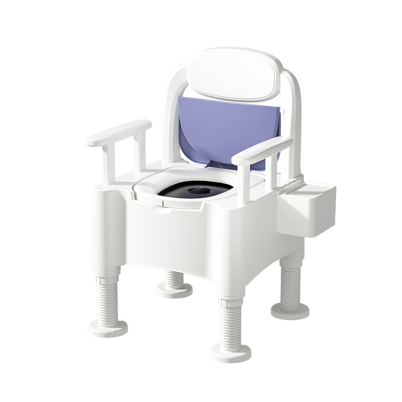 老人坐便器可移动马桶孕妇尿桶家用便携式老年室内简易升降坐便椅