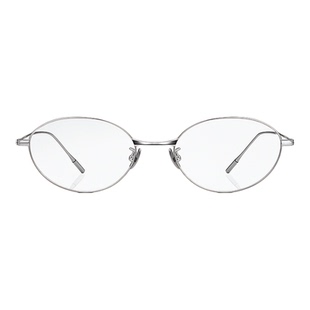 LOHO超轻纯钛老钱风猫眼眼镜女近视防蓝光镜框椭圆架可配蔡司镜片