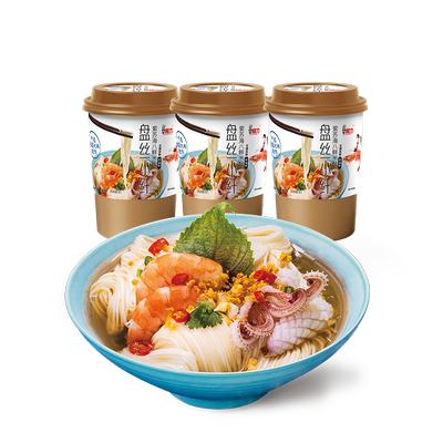 鲜香可口香港超力杯装银丝米粉