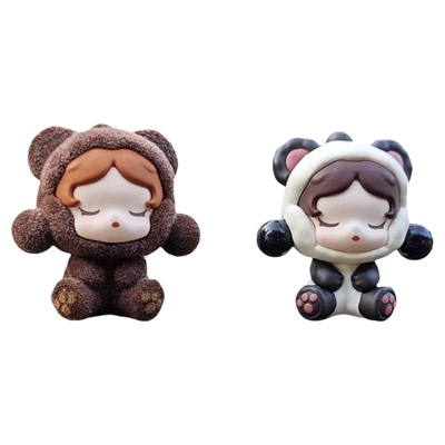 泡泡玛特SKULLPANDA车载摆件内饰