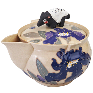 野兽花园鸢尾貘宝瓶功夫茶具茶壶手抓壶茶杯子壶承茶盘子创意陶瓷