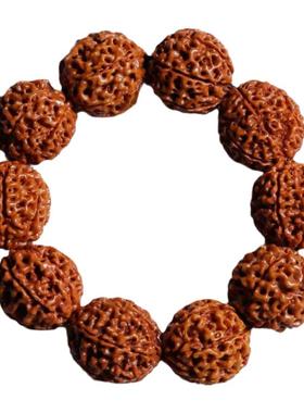 宋传承尼泊尔大金刚菩提盘玩手串爆肉纹菩提子天然男女士佛珠手链