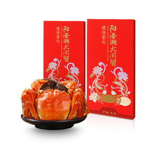 【礼券】阳澄湖大闸蟹提货券蟹卡公5两母4两8只装礼品卡蟹券礼卡