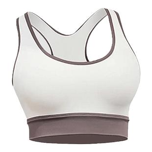JUACTIVE美背运动内衣女中强度防震健身工字背心瑜伽训练胸垫口袋