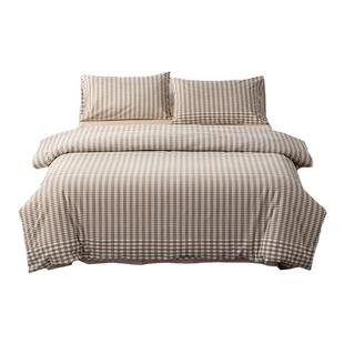 无印良品全棉被套单件四季款单人纯棉被罩四件套160x210cm180x200