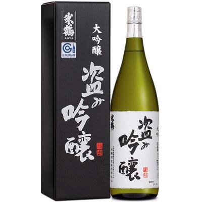 日本原装进口米鹤盗大吟酿清酒1.8L米酒洋酒发酵酒礼盒低度微醺