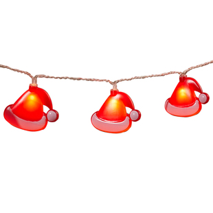 糖果圣诞袜小彩灯闪灯串串灯儿童少女房间布置场景布置装饰灯氛围