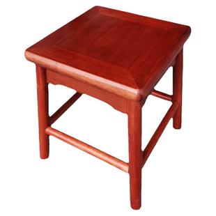 方凳红木矮凳板凳换鞋凳中式整装榫卯收藏全实木儿童富贵子孙凳子