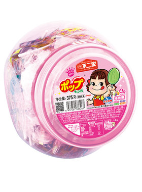 不二家牛奶水果味网红棒棒糖