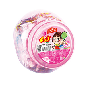 不二家水果味牛奶味棒棒糖60支桶装零食喜糖年货节糖果散装网红