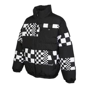 Vans范斯 经典黑白棋盘 情侣保暖户外 鸭绒羽绒服VN0A7YIVBL