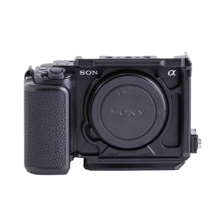 颜左 适用索尼ZV-E1相机兔笼套件机身金属保护框视频直播拍摄拓展全笼半笼vlog摄影配件Sony zve1快装板配件