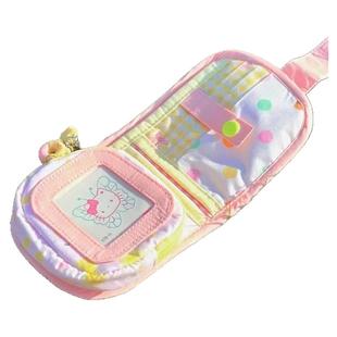 韩式创意零钱包pu女款卡扣多层卡包少女心收纳包学生迷你证件小包