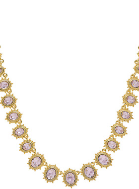 LAMUANA粉粉假日系列复古项链小众设计感choker短款颈链女70373