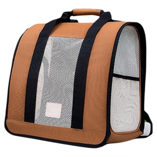 PawsHolic爪迷网格双肩背包加宽肩带百搭宠物出行猫包舒适透气