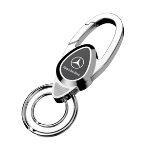 适用于奔驰钥匙扣 e300l c260l c200l glc汽车锁匙链挂件高档男女