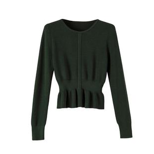 晚白2026年春季新款休闲韩系毛衣气质显瘦弹力修身针织衫女