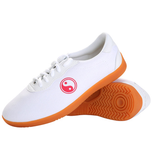 武士龙太极鞋新品帆布鞋软底牛筋底武术鞋女练功鞋太极拳功夫鞋男