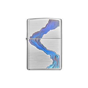 zippo打火机川流不息煤油防风之宝送男友礼物定制官方正版外壳