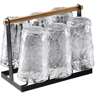 日式加厚高颜值耐热玻璃杯