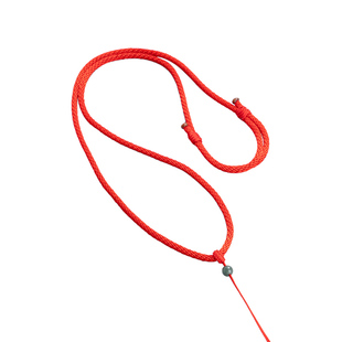 手工吊坠挂绳黄金项链红绳子翡翠挂件绳男女款挂脖佛公绳玉坠玉佩