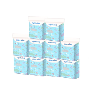 【整箱更划算】韩国lightwing轻翼卫生巾日用超薄透气棉柔姨妈巾