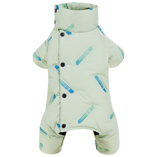 狗狗衣服秋冬加厚羽绒服泰迪博美比熊四脚衣棉衣网红小狗衣服冬季