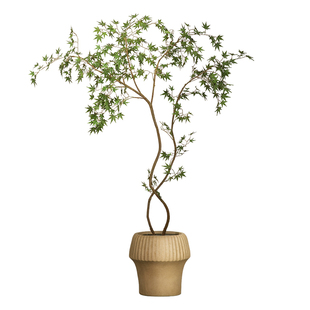 海虹雅林仿真绿植假流泉枫高端轻奢装饰摆件室内客厅沙发落地植物