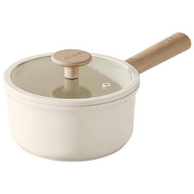 卡罗特钛陶瓷蒸煮不粘奶锅辅食锅