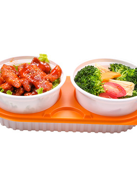 七色魔方长方形塑料外卖打包盒