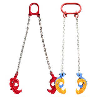 油桶吊钳吊钩子吊具吊夹起重钳叉车专用卸铁桶吊钩夹子双链条挂钩