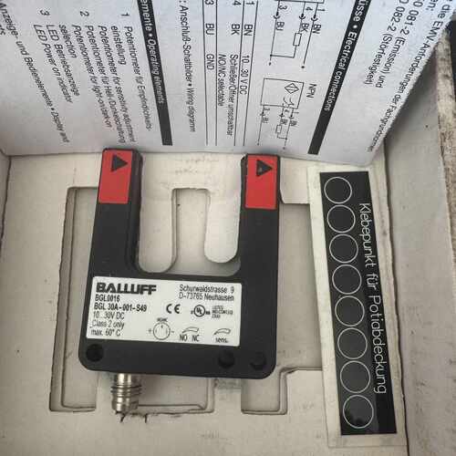 询价-巴鲁夫BALLUFF槽型光电传感器BGL0016，型号BGL