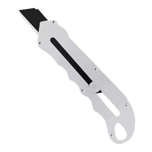 不锈钢重型加厚美工刀壁纸刀裁纸刀耐用工业级电工刀金属刀架全钢