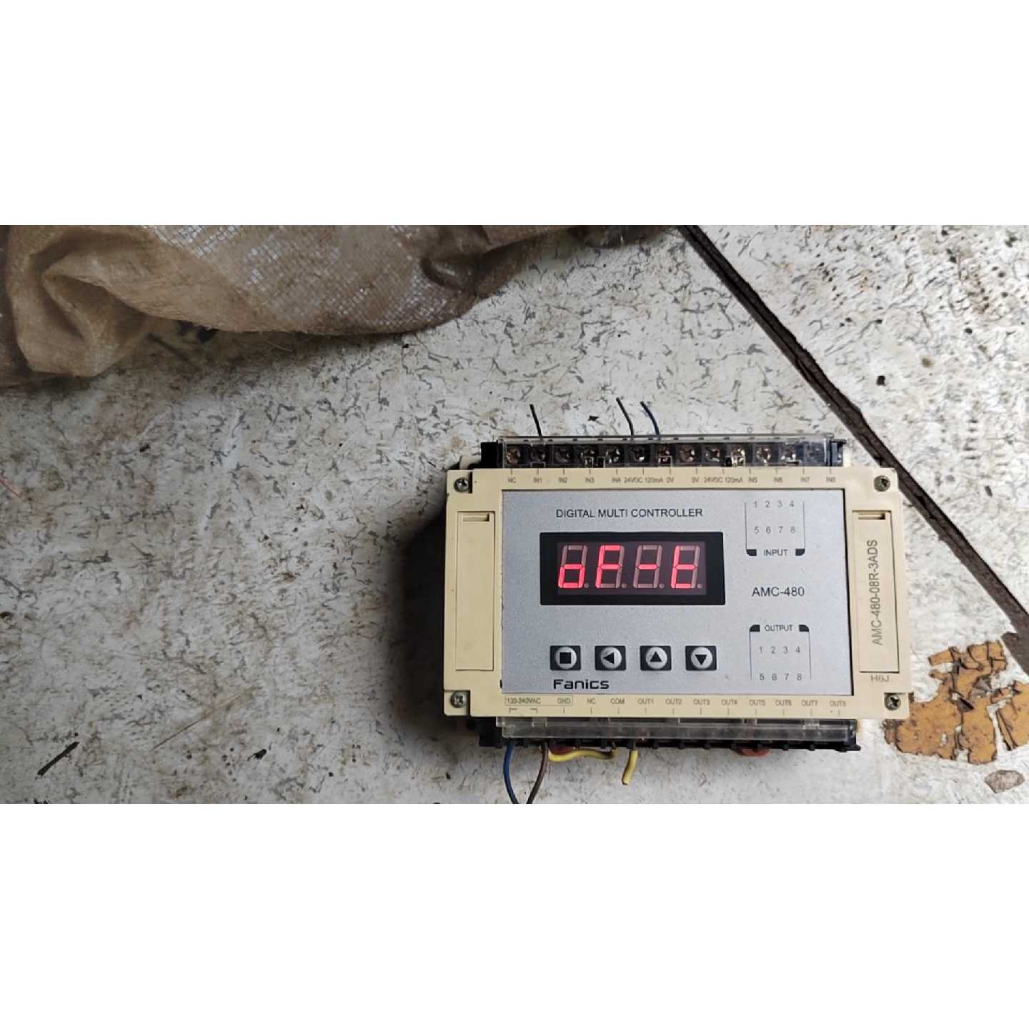 议价拆机三面翻控制器 ,三面翻时控器。型号:AMC-480,成色