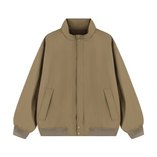 GOOZI MADE 飞行员夹克男春季短款cleanfit美式廓形立领工装外套