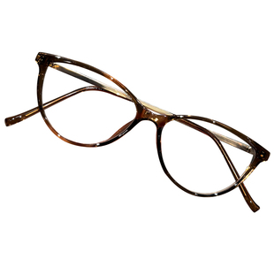 韩系上扬猫眼近视眼镜女可配高度数素颜神器显白显瘦防蓝光眼睛框