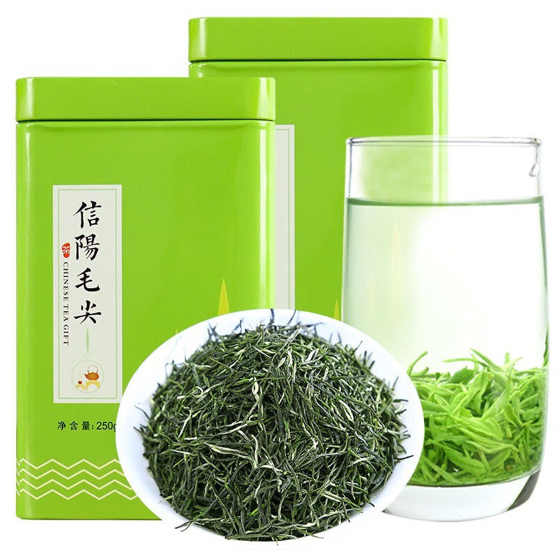 毛尖茶叶信阳毛尖绿茶500g雨前浓香型散装高山云雾茶叶新茶春茶