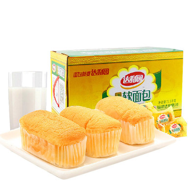 达利园营养早餐面包整箱