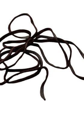 WANGWANG高桥羽毛搭配琉璃珠鹿皮绳子鹿皮3mm宽度项链皮绳