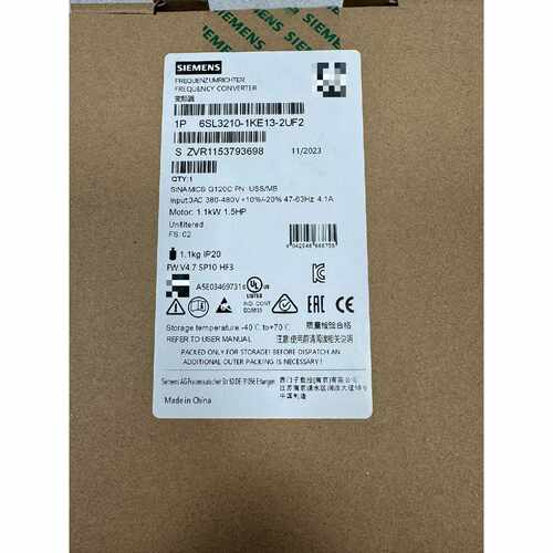 议价6SL32101KE132UF2变频器SINA适用