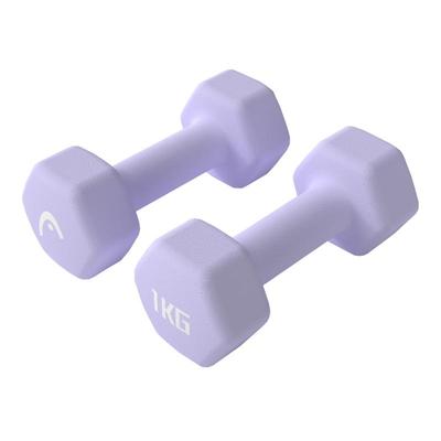 HEAD海德浸塑哑铃女士健身家用