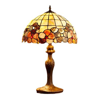 美式复古床头灯蒂凡尼贝壳客厅书房卧室温馨轻奢浪漫轻奢高级台灯